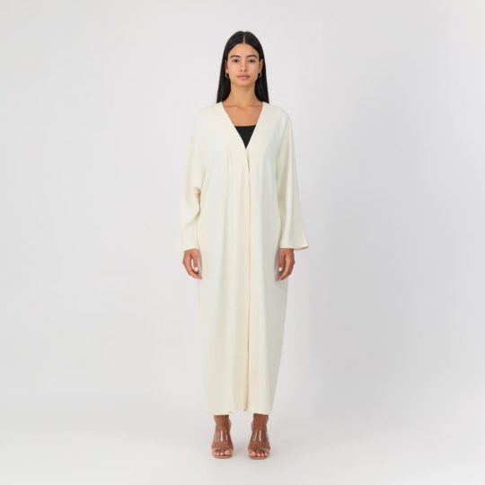 Cream White Abaya - Modern Modest Fashion