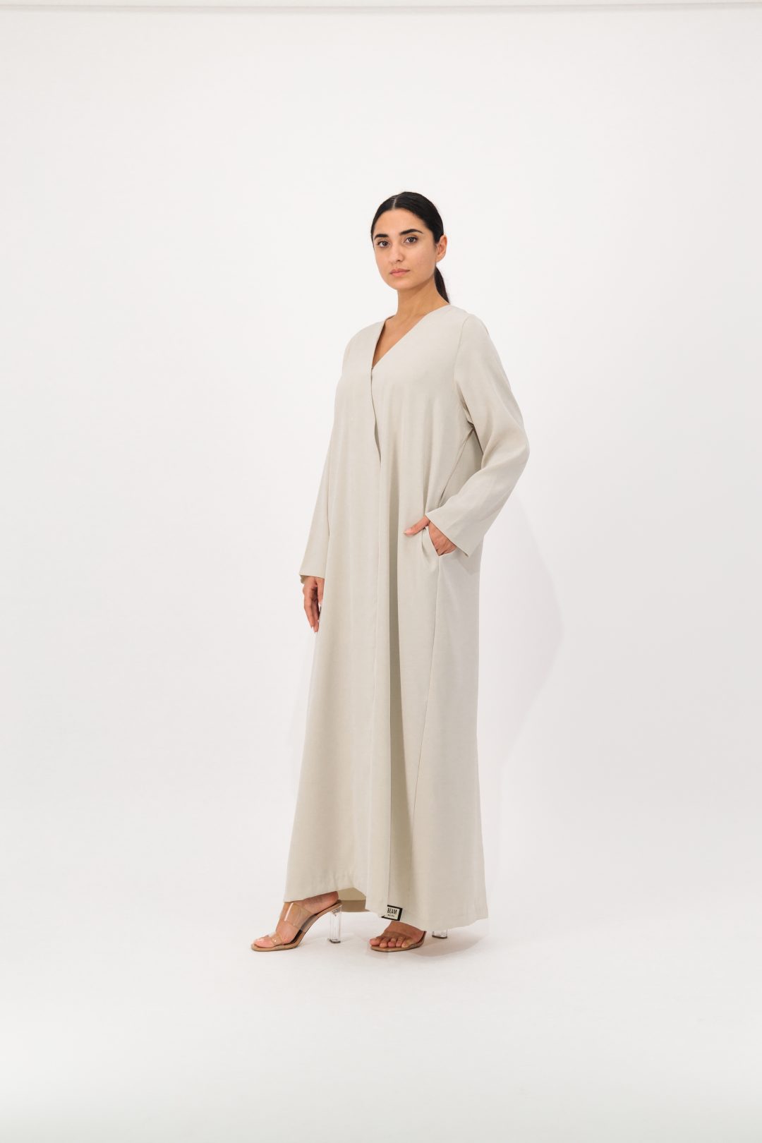 Elegant White Abaya - Timeless and Simple Design